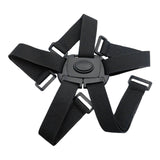 Maxbell Folding Bike Carrier Bracket Belt Support Stand Front Bag Holder Rack Strap Black