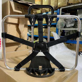 Maxbell Folding Bike Carrier Bracket Belt Support Stand Front Bag Holder Rack Strap Black