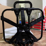 Maxbell Folding Bike Carrier Bracket Belt Support Stand Front Bag Holder Rack Strap Black