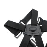 Maxbell Folding Bike Carrier Bracket Belt Support Stand Front Bag Holder Rack Strap Black