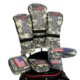 Maxbell Maxbell 3 Pieces Golf Club Covers with No. Tags Water Resistant Golf Wood Headcover