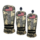 Maxbell Maxbell 3 Pieces Golf Club Covers with No. Tags Water Resistant Golf Wood Headcover
