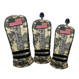 Maxbell Maxbell 3 Pieces Golf Club Covers with No. Tags Water Resistant Golf Wood Headcover