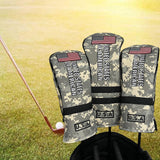 Maxbell Maxbell 3 Pieces Golf Club Covers with No. Tags Water Resistant Golf Wood Headcover