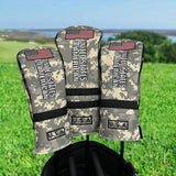 Maxbell Maxbell 3 Pieces Golf Club Covers with No. Tags Water Resistant Golf Wood Headcover