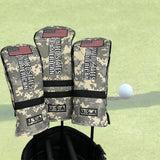 Maxbell Maxbell 3 Pieces Golf Club Covers with No. Tags Water Resistant Golf Wood Headcover