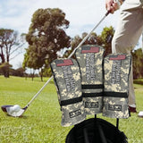 Maxbell Maxbell 3 Pieces Golf Club Covers with No. Tags Water Resistant Golf Wood Headcover