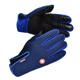 Maxbell Winter Gloves Nonslip Thermal Gloves for Outdoor Running Sports Motorcycle S Blue