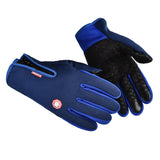 Maxbell Winter Gloves Nonslip Thermal Gloves for Outdoor Running Sports Motorcycle Blue M