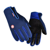 Maxbell Winter Gloves Nonslip Thermal Gloves for Outdoor Running Sports Motorcycle XXL Blue
