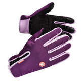 Maxbell Winter Gloves Nonslip Thermal Gloves for Outdoor Running Sports Motorcycle XL Purple