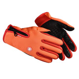 Maxbell Winter Gloves Nonslip Thermal Gloves for Outdoor Running Sports Motorcycle XL Orange