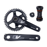 Maxbell Mountain Bike Crankset Bicycle Crank Arm Set Hollow Bottom Bracket Parts 170mm