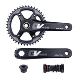 Maxbell Mountain Bike Crankset Bicycle Crank Arm Set Hollow Bottom Bracket Parts 170mm