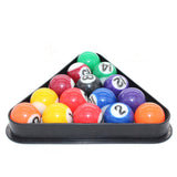 Maxbell 16 Pieces Mini Billiard Balls Pool Rod Balls Small Display for Gaming Rooms 38 mm