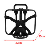 Maxbell Folding Bike Carrier Bracket Cargo Pannier Keeper Front Bag Holder Rack Black 30x25cm