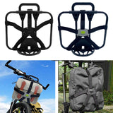 Maxbell Folding Bike Carrier Bracket Cargo Pannier Keeper Front Bag Holder Rack Black 30x25cm