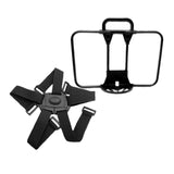 Maxbell Folding Bike Carrier Bracket Cargo Pannier Keeper Front Bag Holder Rack Black 30x25cm