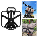 Maxbell Folding Bike Carrier Bracket Cargo Pannier Keeper Front Bag Holder Rack Black 30x25cm