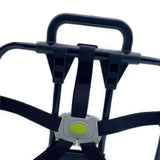 Maxbell Folding Bike Carrier Bracket Cargo Pannier Keeper Front Bag Holder Rack Gray Green 30x25cm