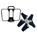 Maxbell Folding Bike Carrier Bracket Cargo Pannier Keeper Front Bag Holder Rack Gray Green 30x25cm