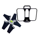 Maxbell Folding Bike Carrier Bracket Cargo Pannier Keeper Front Bag Holder Rack Gray Green 30x25cm