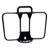 Maxbell Folding Bike Carrier Bracket Cargo Pannier Keeper Front Bag Holder Rack Gray Green 30x25cm