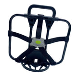 Maxbell Folding Bike Carrier Bracket Cargo Pannier Keeper Front Bag Holder Rack Gray Green 40x25cm