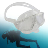 Maxbell Dive Goggles Free Diving Goggles with Nose Cover Snorkel Goggles Panoramic Eyewear clear