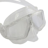 Maxbell Dive Goggles Free Diving Goggles with Nose Cover Snorkel Goggles Panoramic Eyewear clear