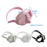 Maxbell Dive Goggles Free Diving Goggles with Nose Cover Snorkel Goggles Panoramic Eyewear clear