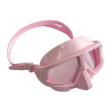 Maxbell Dive Goggles Free Diving Goggles with Nose Cover Snorkel Goggles Panoramic Eyewear pink