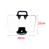 Maxbell Folding Bike Carrier Bracket Front Carrier Frame Lightweight Stand Cycling Argent black 40x25cm