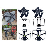 Maxbell Folding Bike Carrier Bracket Front Carrier Frame Lightweight Stand Cycling Argent black 40x25cm