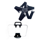 Maxbell Folding Bike Carrier Bracket Front Carrier Frame Lightweight Stand Cycling Argent black 40x25cm