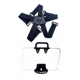 Maxbell Folding Bike Carrier Bracket Front Carrier Frame Lightweight Stand Cycling Argent black 40x25cm