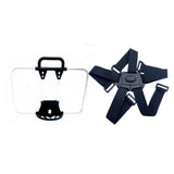 Maxbell Folding Bike Carrier Bracket Front Carrier Frame Lightweight Stand Cycling Argent black 40x25cm