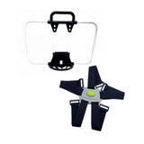 Maxbell Folding Bike Carrier Bracket Front Carrier Frame Lightweight Stand Cycling green 40x25cm