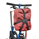 Maxbell Folding Bike Carrier Bracket Front Carrier Frame Lightweight Stand Cycling green 40x25cm