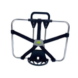 Maxbell Folding Bike Carrier Bracket Front Carrier Frame Lightweight Stand Cycling green 40x30cm