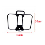 Maxbell Folding Bike Carrier Bracket Front Carrier Frame Lightweight Stand Cycling green 40x30cm