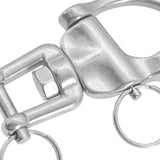 Maxbell Swivel Eye Snap Shackles Boat Stainless Steel Locking Rigging Spinnaker Fork Type