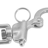Maxbell Swivel Eye Snap Shackles Boat Stainless Steel Locking Rigging Spinnaker Rings Type
