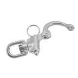 Maxbell Swivel Eye Snap Shackles Boat Stainless Steel Locking Rigging Spinnaker Rings Type