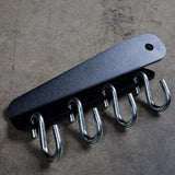 Maxbell Gym Chains Rack Storage Holder Hanging Wall Mount for Fitness Exercise Bands