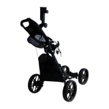 Maxbell Portable Folding Golf Pull Carts 4 Wheel Caddy Cart Walking Push Cart Roller