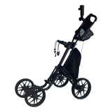 Maxbell Portable Folding Golf Pull Carts 4 Wheel Caddy Cart Walking Push Cart Roller