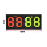 Maxbell Football Manual Substitution Board 4 digits Out in Easily Operate Practical