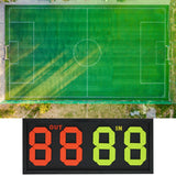 Maxbell Football Manual Substitution Board 4 digits Out in Easily Operate Practical