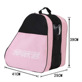 Maxbell Skating Shoes Bag Breathable Skates Storage Bag Handbags Roller Skates Bag Pink